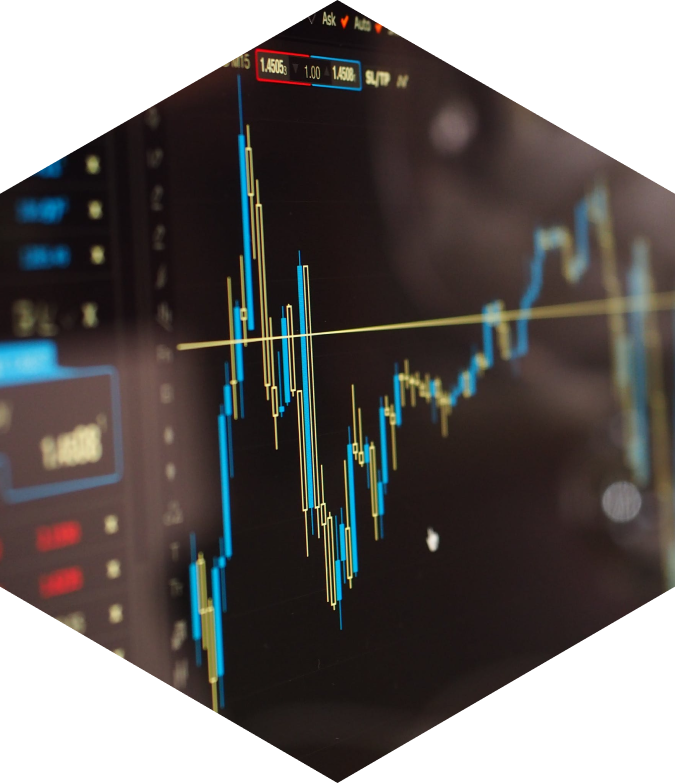 graph, blue and yellow lines